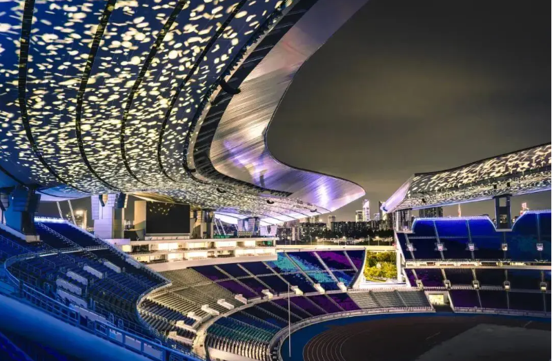 氛圍感拉滿！揭秘全運會現(xiàn)場的那塊“神級”LED屏