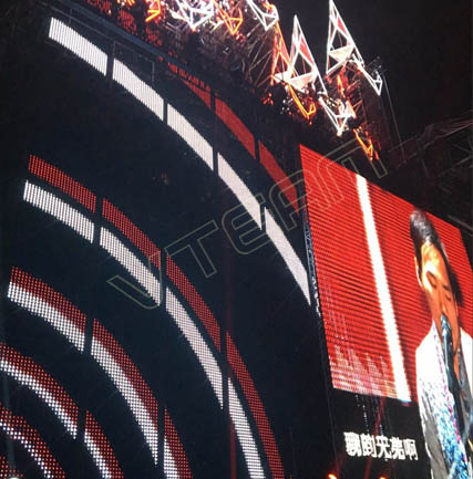 五月天演唱會 LED共形屏EcoDOT-P80項(xiàng)目