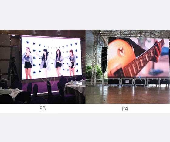 室內(nèi)全彩LED顯示屏P3和P4的區(qū)別？哪個(gè)更好？