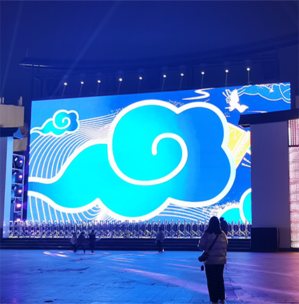 蘇州姑蘇八點半LED網(wǎng)格屏項目